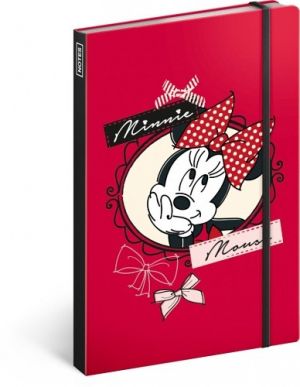 Notes Minnie, linkovaný, 13 × 21 cm