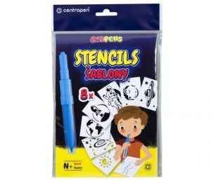 Šablony na foukací fixy CENTROPEN set N+