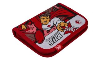 Školní penál 1patrový s náplní SLAVIA