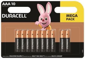 Baterie "Basic", AAA, 10 ks, DURACELL