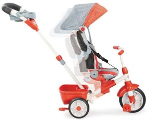 Little Tikes Tříkolka 5v1 Deluxe Ride&Relax - oranžová