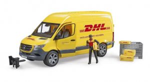 BRUDER 02671 (2671) Mercedes-Benz Sprinter DHL s řidičem a příslušenstvím