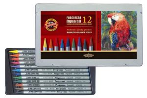 KOH-I-NOOR Souprava tužek pastelových akvarelových v laku 8782 12