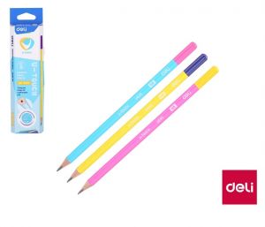 Tužka HB bez gumy trojhranná