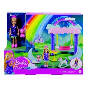 Barbie Chelsea s houpacím koníkem herní set