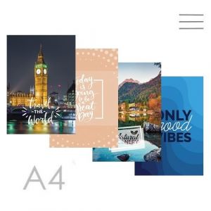 Záznamní kniha A4/96 linka