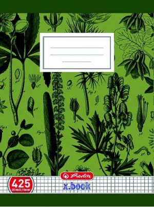 Školní sešit A4/20 listů, 70 g/m2, bezdřevý čtvereček, 425