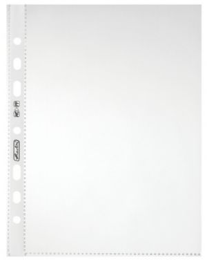 Herlitz - Euro Prospektový obal A5/25 ks - čirý - hladký, 50 my