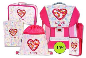 Školní batohový set ANATOMIC Love 5-dílný