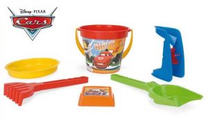 WADER 77637 Set na písek 6ks Auta - Cars v síťce 12m+