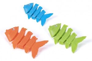 Chvějící se rybky na potápění 3ks 11cm na kartě