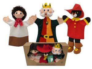 Krabička maňásků-Kocour v botách