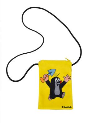 Taštička na krk Krtek, žlutá