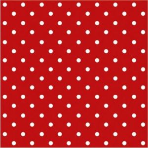 Ubrousky Puntík červené 33x33cm /SDL066023/