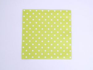 Ubrousky SDL 066006 Zelený s bílým puntíkem