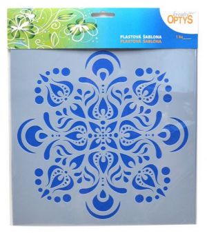 Šablona Mandala 8, 25 x 25 cm, plast