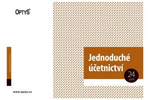 Jednoduché účetnictví s klopou, A4, 24 listů, OPTYS 1001