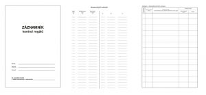 Záznamník kontrol regálu, A4, 4 listy , OPTYS 1237