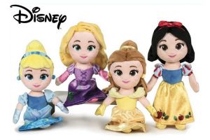 Disney princezna plyšová 30cm stojící 4druhy 0m+