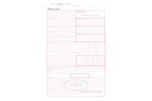 Vnitrostátní nákladní list CMR, A4, 3 listy, samopropisovací, 100 x 3 Listy, OPTYS 1196