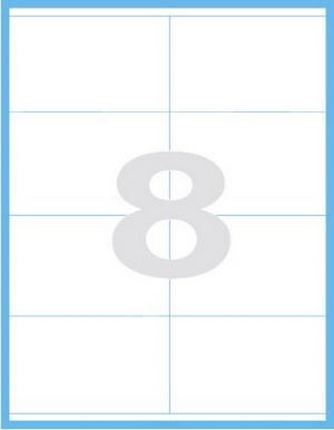 Print etikety 105 x 70 mm, 100 listů