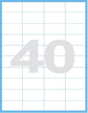 Print etikety 52,5 x 29,6 mm - 100 listů