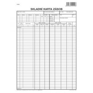Skladní karta zásob A4