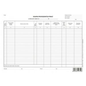 Soupis provedených prací