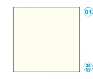 Papír barevný 35 x 50cm bílý perlově