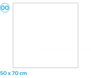Papír barevný 50 x 70cm bílá