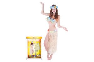 Sukně Havaj dospělá 72cm přírodní