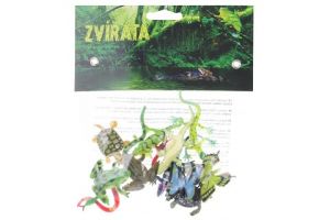 Zvířátka z pralesa 12ks v sáčku