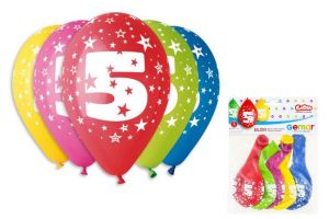 OB balonky GS110 "5" 5ks