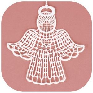Háčkovaný anděl 10 cm