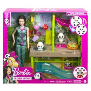 Barbie ZÁCHRANA PANDY HERNÍ SET
