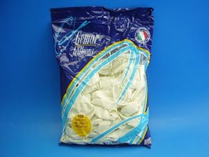 Nafukovací balónek bílý 26cm 10"