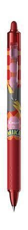 Roller "Frixion Clicker - Mika Limited Edition", červená, 0,7/0,35mm, vymazatelný, PILOT