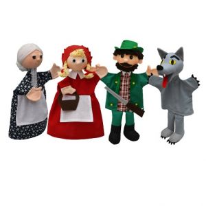 Sada maňásků-Červená karkulka