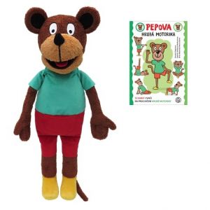 Opičák Pepa 70 cm + karty 72 ks, Pepova hrubá motorika