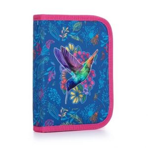 Penál 1 p. 2 chlopně, prázdný Kolibřík