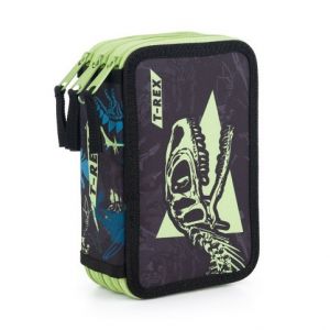 Penál 3 p. prázdný T-rex