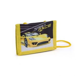 Dětská textilní peněženka auto