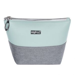 Kosmetická taška hranatá Grey mentol