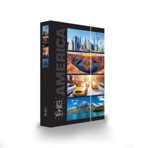 Box na sešity A4 Jumbo Amerika