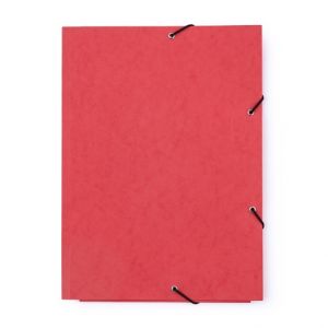 Sloha s gumou A4 prešpán červená, 350 g