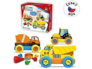 Malý mechanik Junior stavební auta