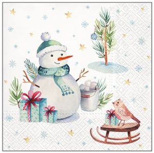 Papírové ubrousky třívrstvé 33 x 33 cm, 20 ks