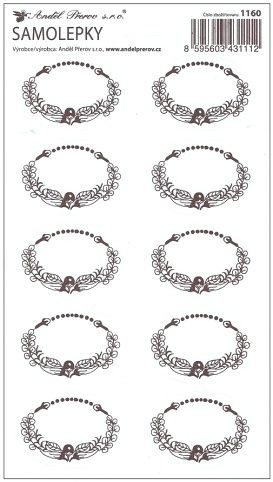 Samolepka na kořenky - BEZ POPISU - 5. HNĚDÁ