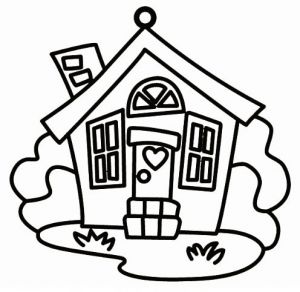 Závěsná sklíčka k vybarvení barvami na sklo cca 8 cm - 22. DOMEK