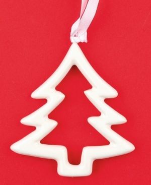 Keramický stromek k zavěšení 8 cm